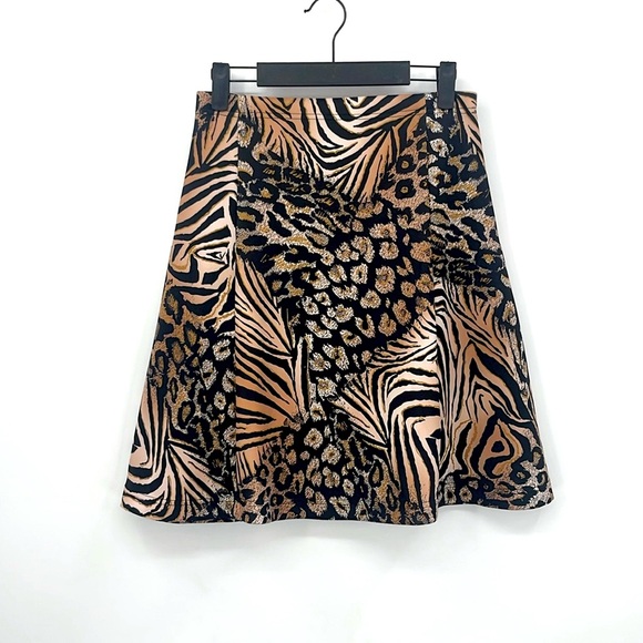 Milano Dresses & Skirts - MILANO Animal Print Skater Skirt